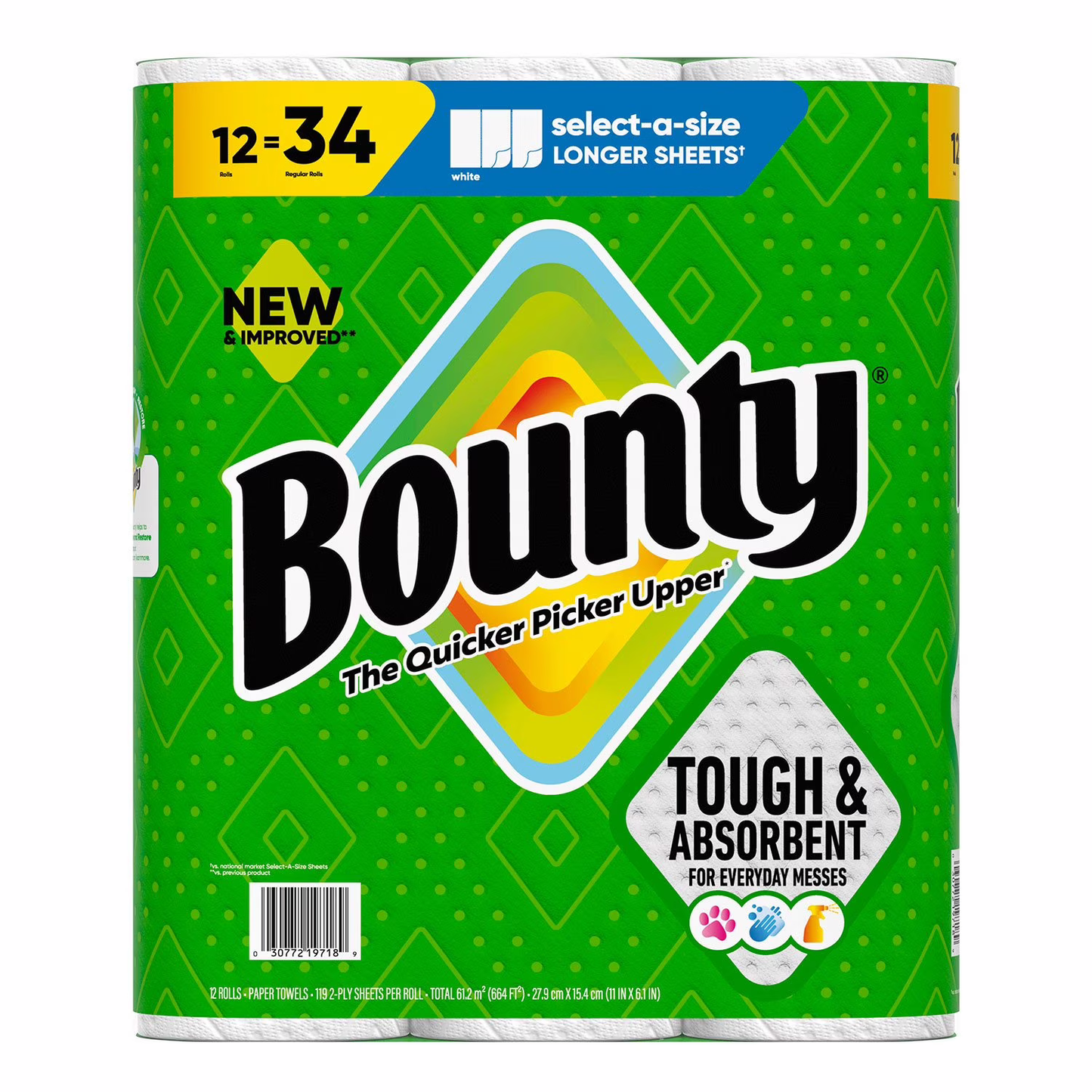 Bounty Paper Towels Select-A-Size (27.9cm x 15.4cm)