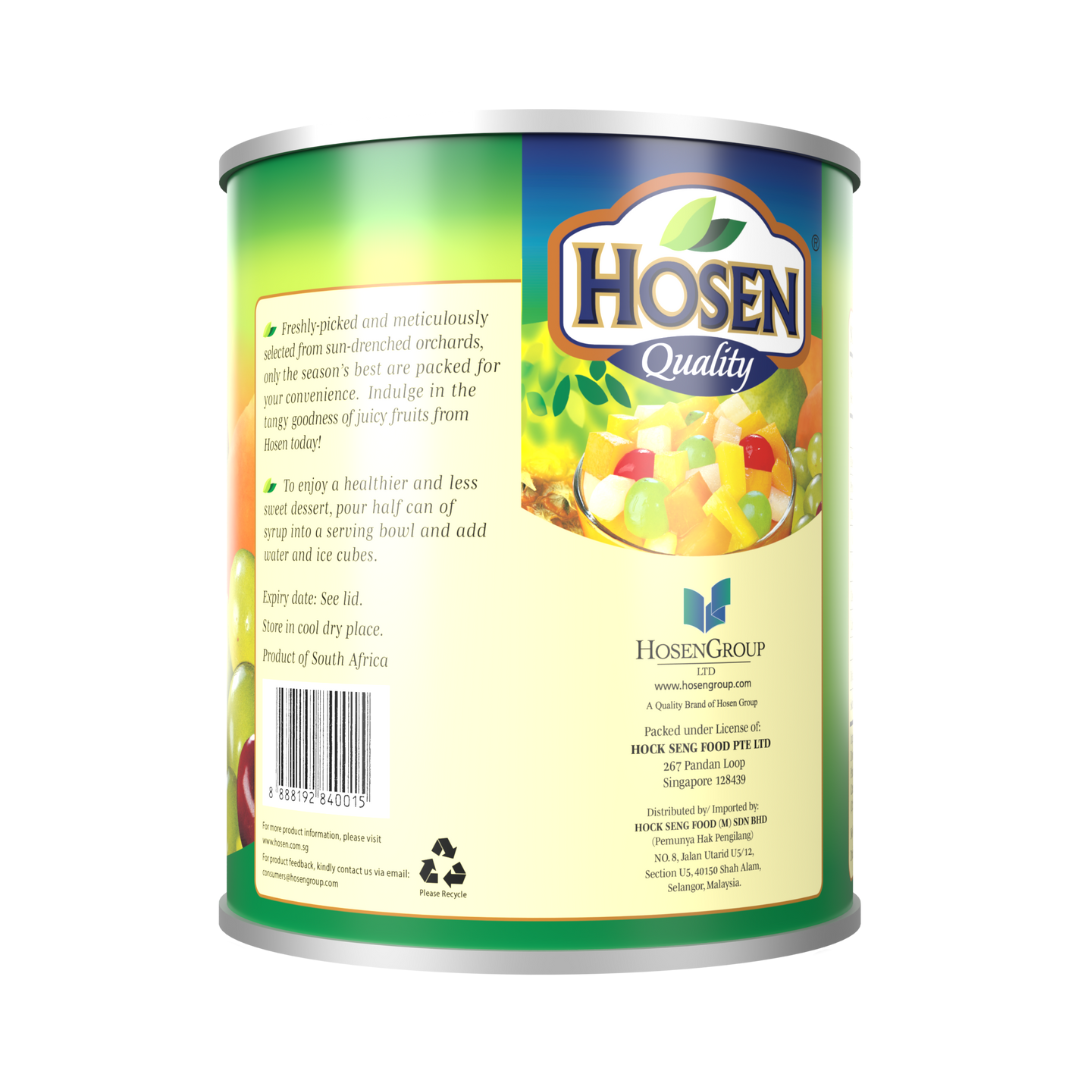 Hosen Fruit Cocktail in Syrup (Signature) 3.06kg