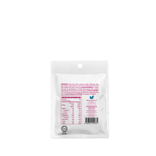 Sincero Dark Chocolate Coated Mixed Berries 30g