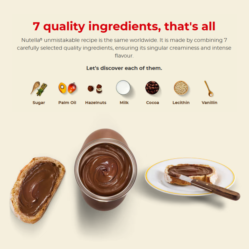 Nutella Hazelnut Spread 350g