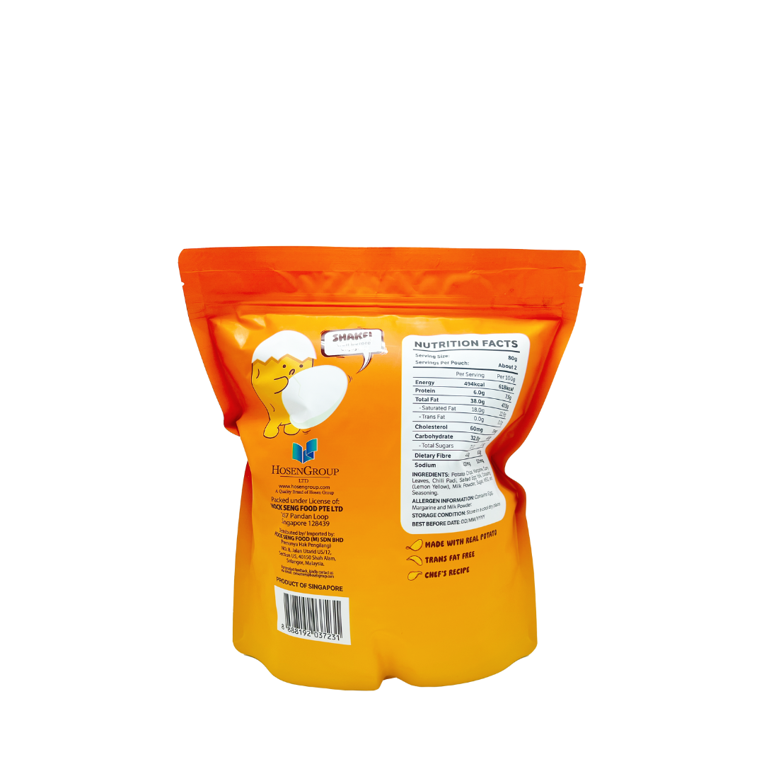 Hula Salted Egg Potato Chips Original 210g