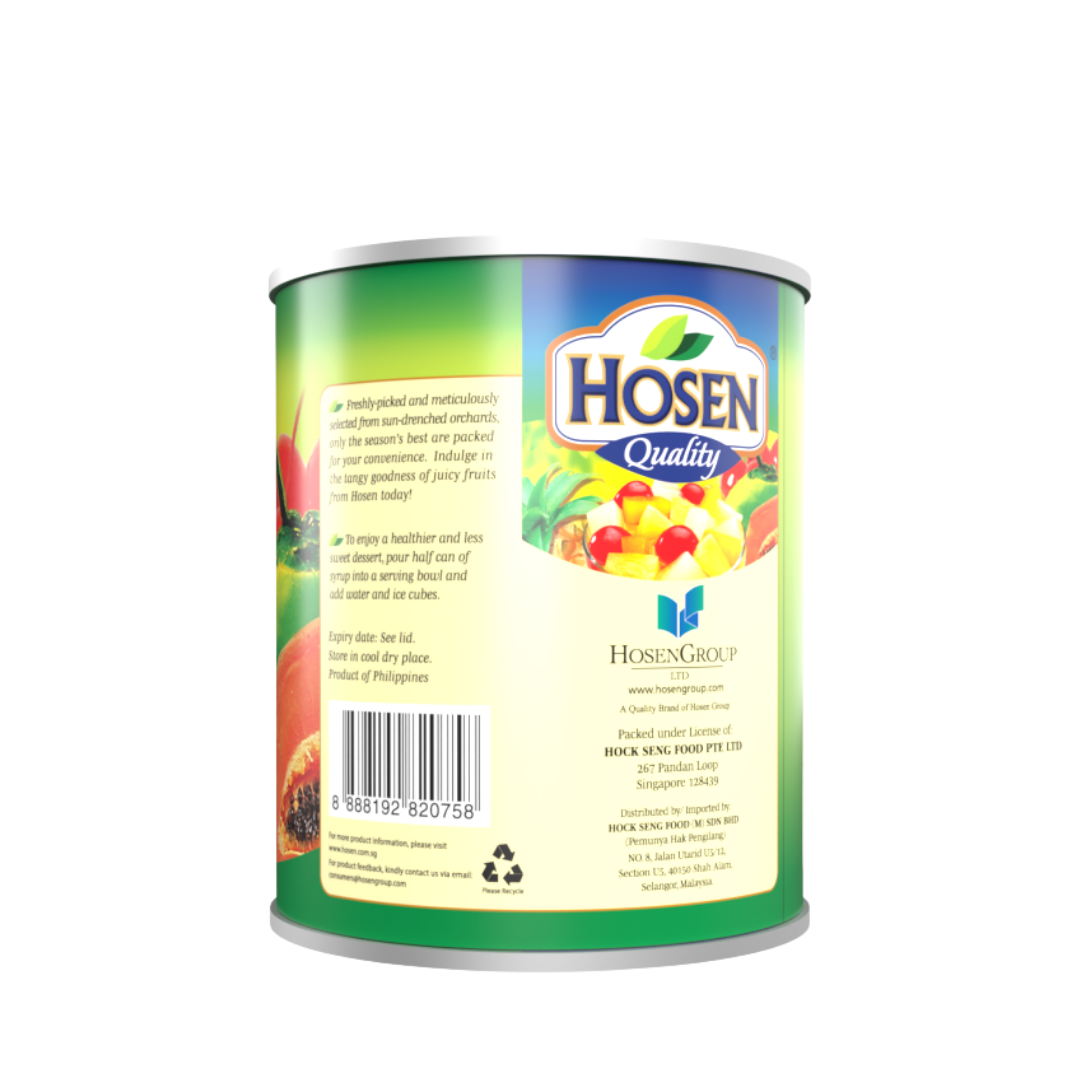 Hosen Fruit Cocktail in Syrup (Fiesta) 836g