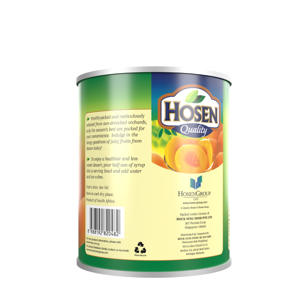 Hosen Peach Halves in Syrup 825g