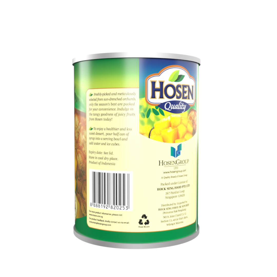 Hosen Pineapple Cubes in Syrup 565g