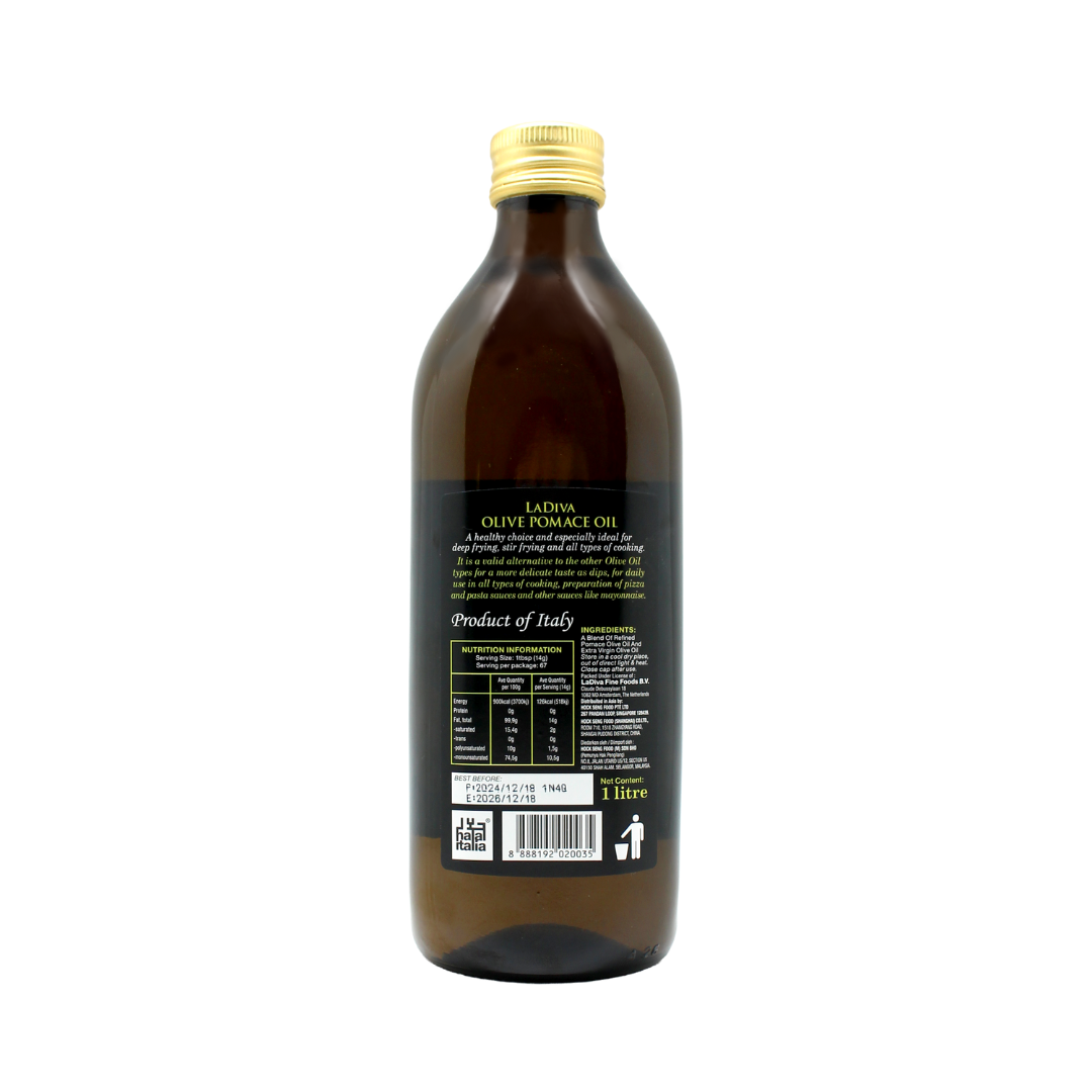 LaDiva Pomace Olive Oil 1L