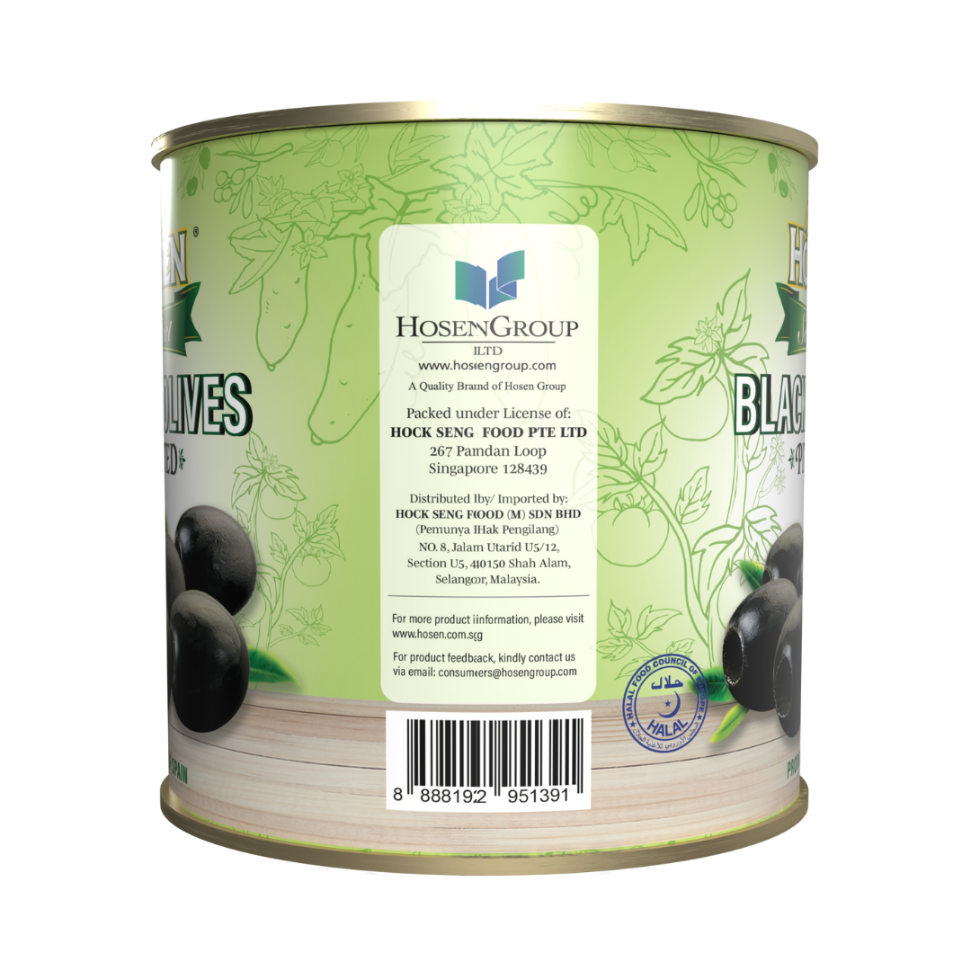 Hosen Select Black Olives Pitted 3kg