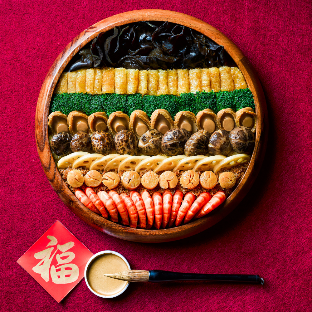 Festive Pen Cai with Fortune Baby Abalone 富贵满堂 (财神鲍鱼盆菜)