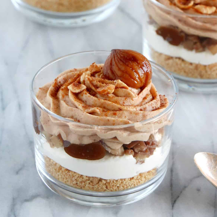 Easy No-Bake Chestnut Trifles