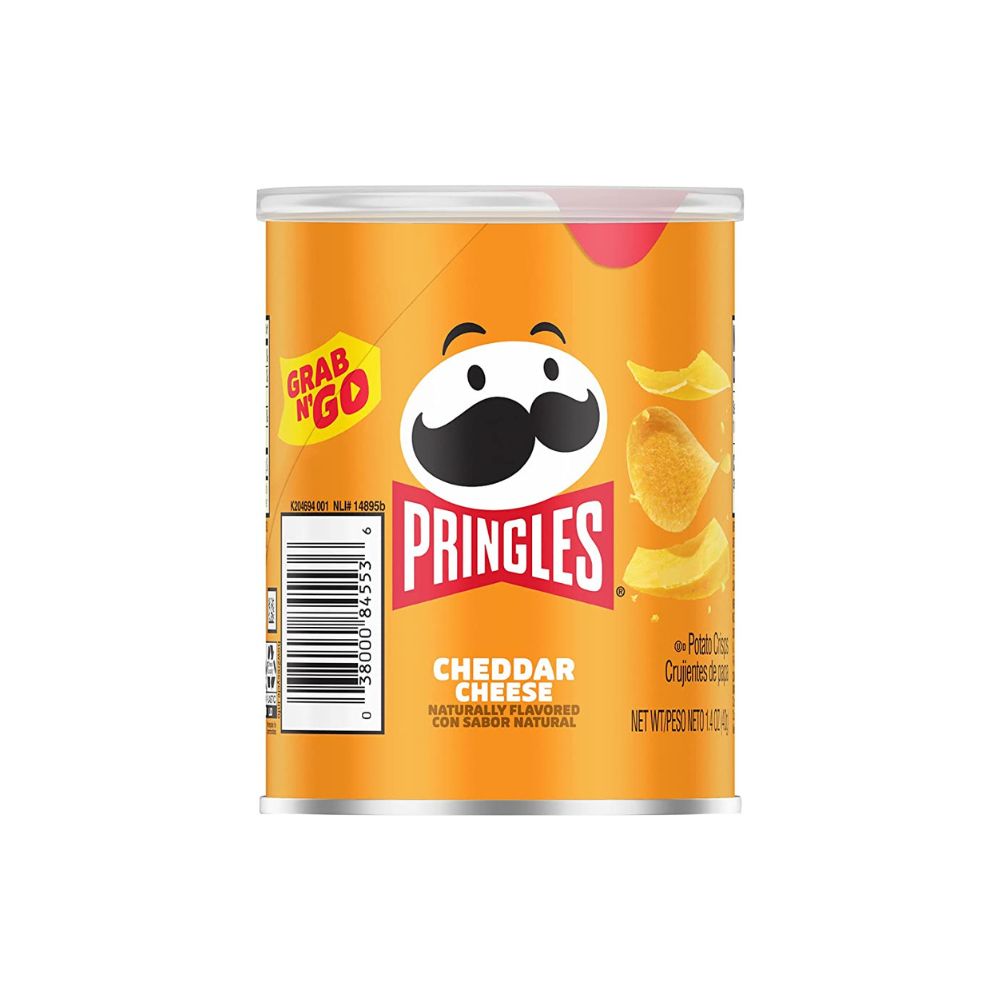 USA Pringles Potato Crisp Chips Cheddar Cheese 40g x 12