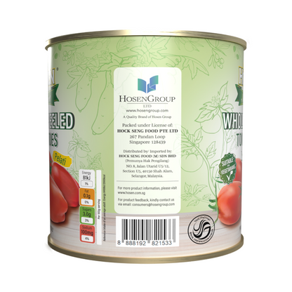 Hosen Select Whole Peeled Tomato (Pelati) 2.55kg