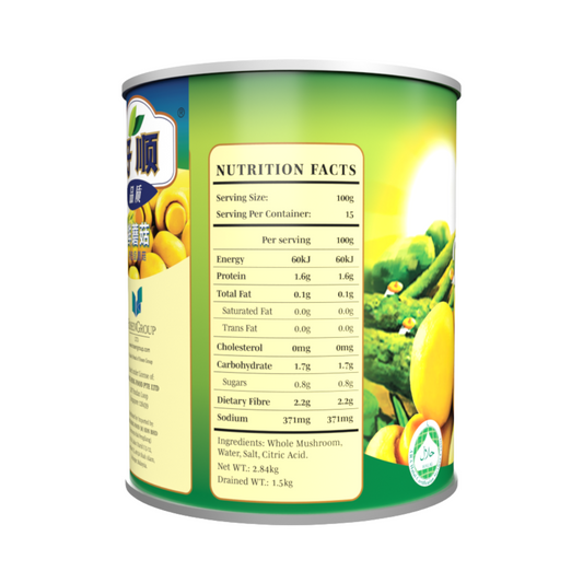 Hosen Whole Button Mushroom 2.84kg