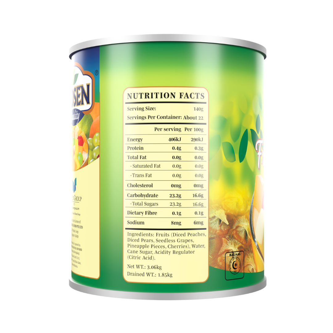 Hosen Fruit Cocktail in Syrup (Signature) 3.06kg