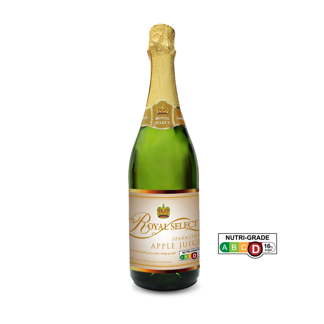 Royal Select Apple Sparkling Juice 750ml (Carton of 12 Bottles)