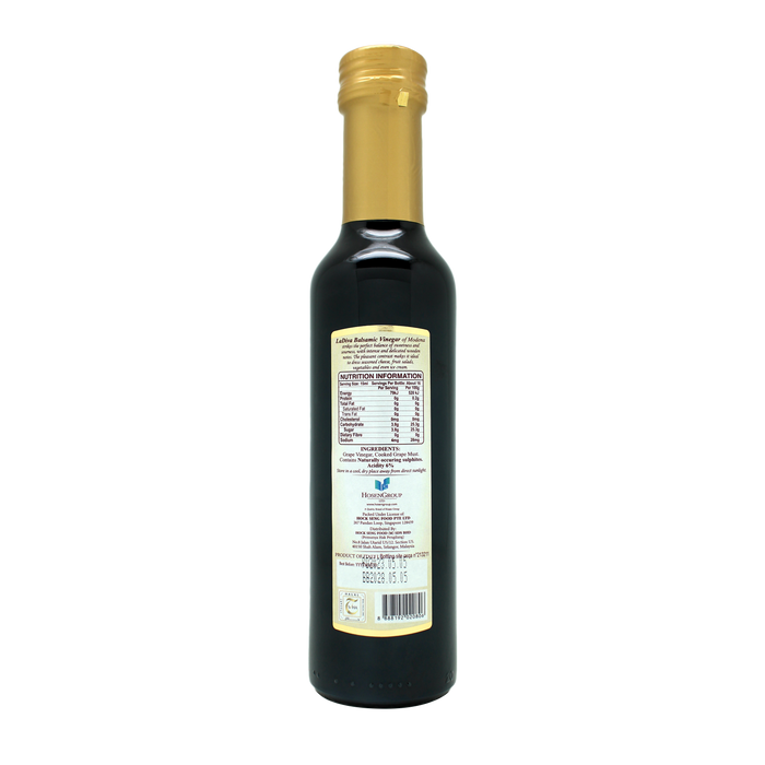 LaDiva Balsamic Vinegar of Modena 250ml (Exp: March 2029)