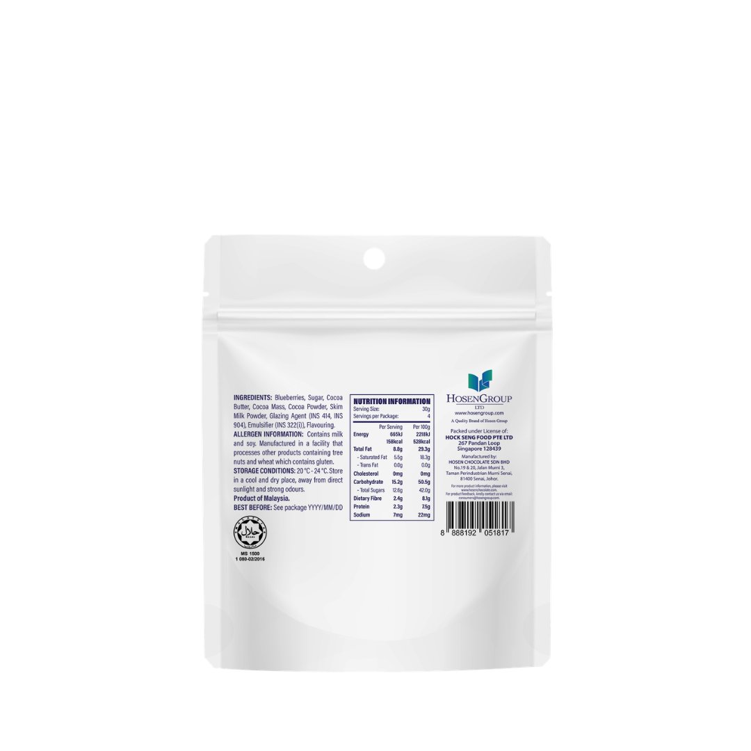 Sincero Dark Chocolate Coated Blueberries 120g