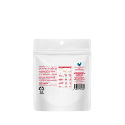 Sincero Dark Chocolate Coated Cranberries 120g