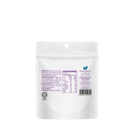 Sincero Dark Chocolate Coated Raisins 120g