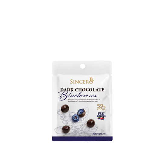 Sincero Dark Chocolate Coated Blueberries 30g