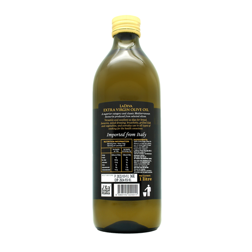 LaDiva Extra Virgin Olive Oil 1L (Exp: June 2026)