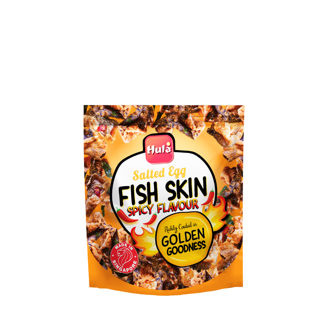 Hula Salted Egg Fish Skin (Spicy) 100g / 200g