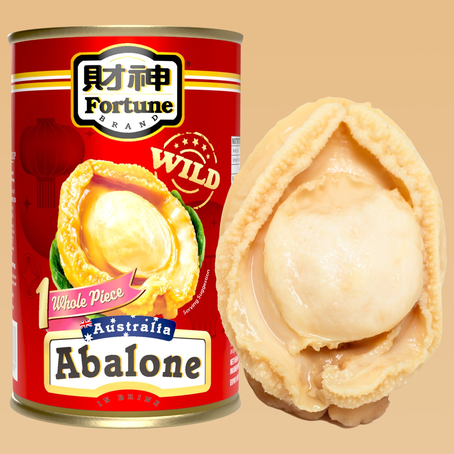 Fortune Australia Wild Abalone 425g (1P, DW: 100g)