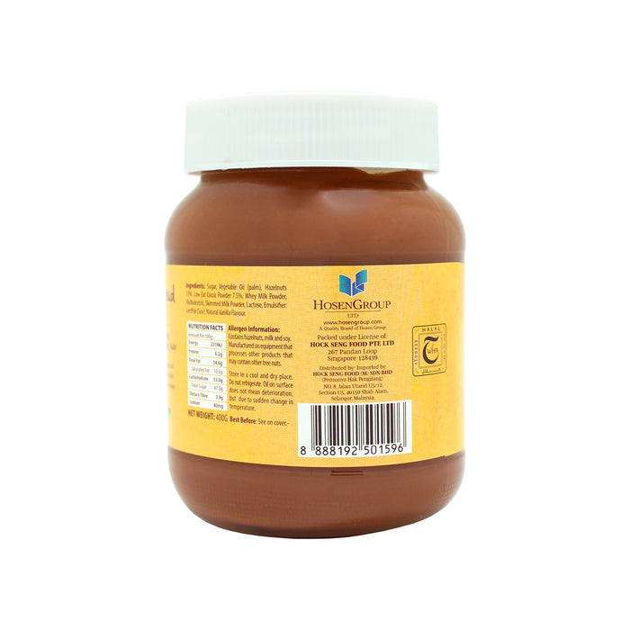 Highway Hazelnut Spread with Cocoa 400g