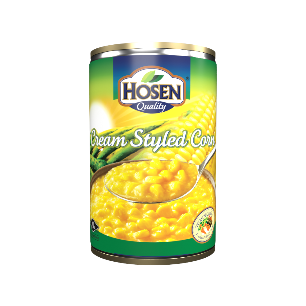 Hosen Cream Styled Corn 425g (Exp: 05/2027)