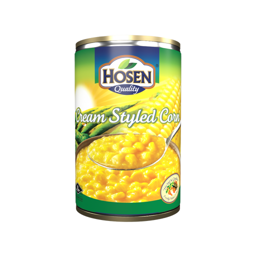 Hosen Cream Styled Corn 425g (Exp: 05/2027)