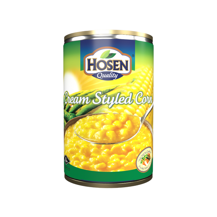 Hosen Cream Styled Corn 425g (Exp: 05/2027)