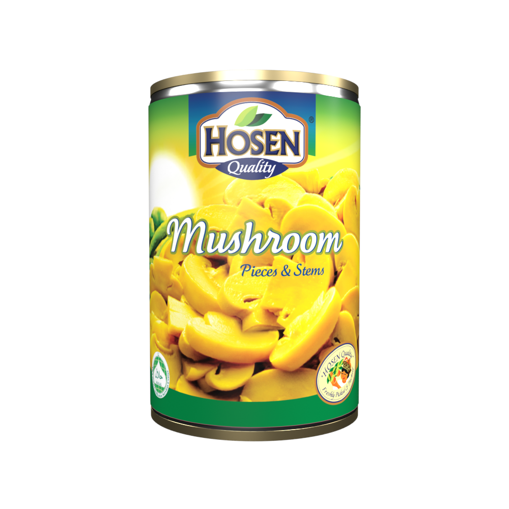 Hosen Sliced Mushroom - Pieces and Stems 425g (Exp: 02/2027)