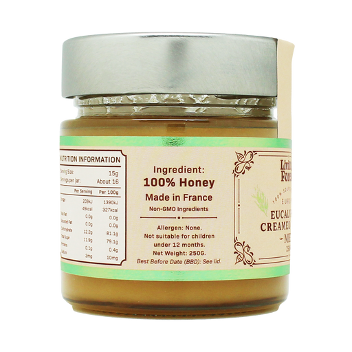 Living Forest 100% Eucalyptus Creamed Honey 250g