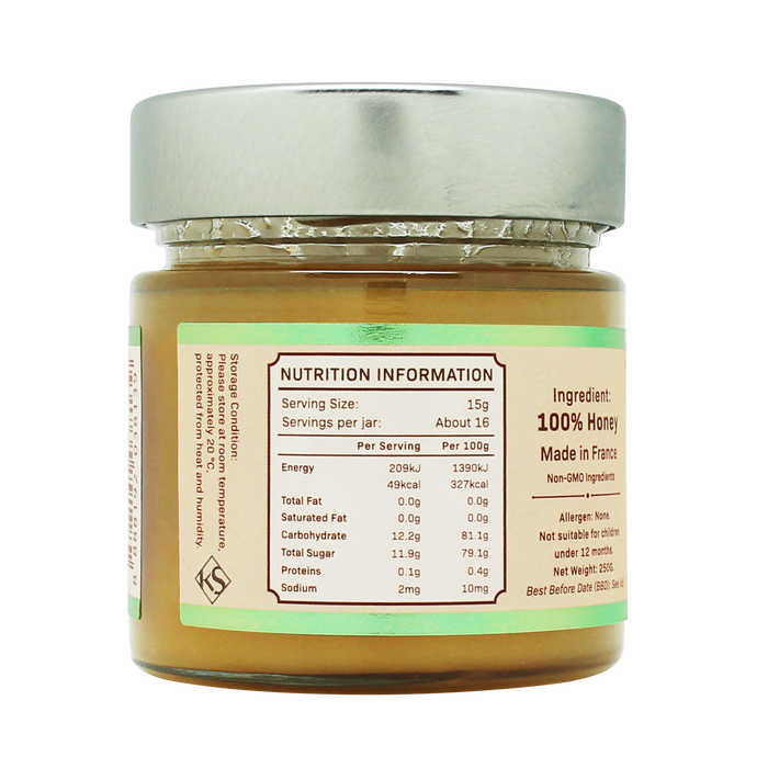 Living Forest 100% Eucalyptus Creamed Honey 250g