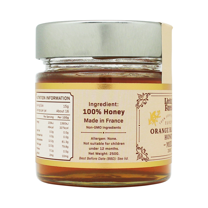 Living Forest 100% Orange Blossom Honey 250g