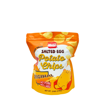 Hula Salted Egg Potato Chips Original 210g
