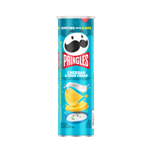 Pringles Potato Crisp Chips 158g (Cheddar & Sour Cream)