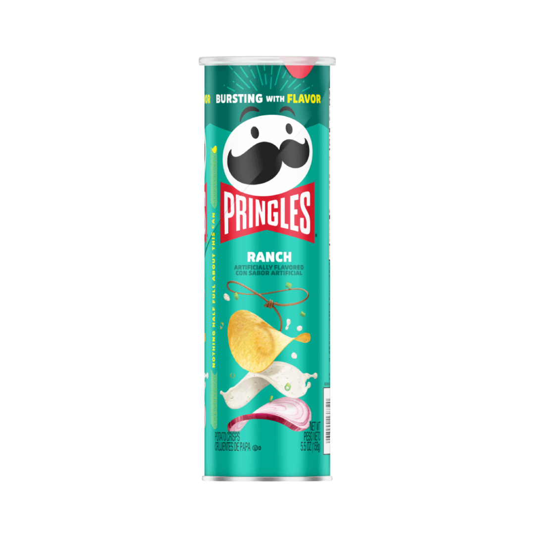 Pringles Potato Crisp Chips 158g (Ranch)