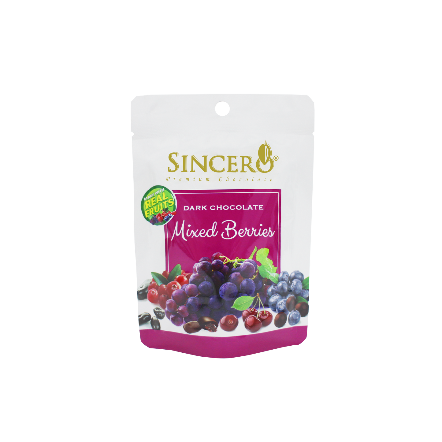 Sincero Dark Chocolate Berries Variety Pack 8 / 50g
