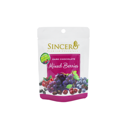Sincero Dark Chocolate Berries Variety Pack 8 / 50g