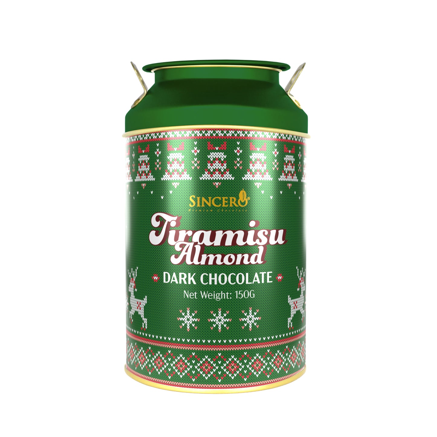 Sincero Dark Chocolate Festive Milk Tin 150g x 2