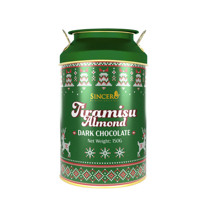 Sincero Dark Chocolate Festive Milk Tin 150g x 2