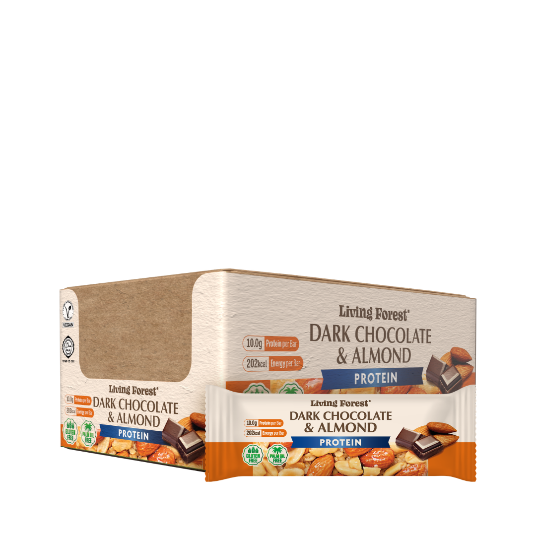 Living Forest Dark Chocolate & Almond Bar 40g