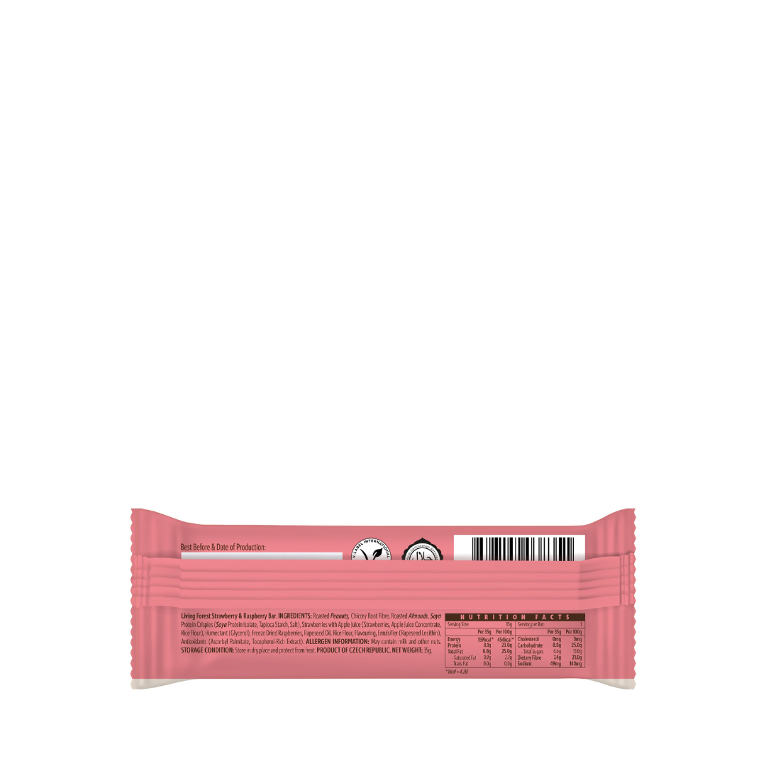 Living Forest Strawberry & Raspberry Bar 35g
