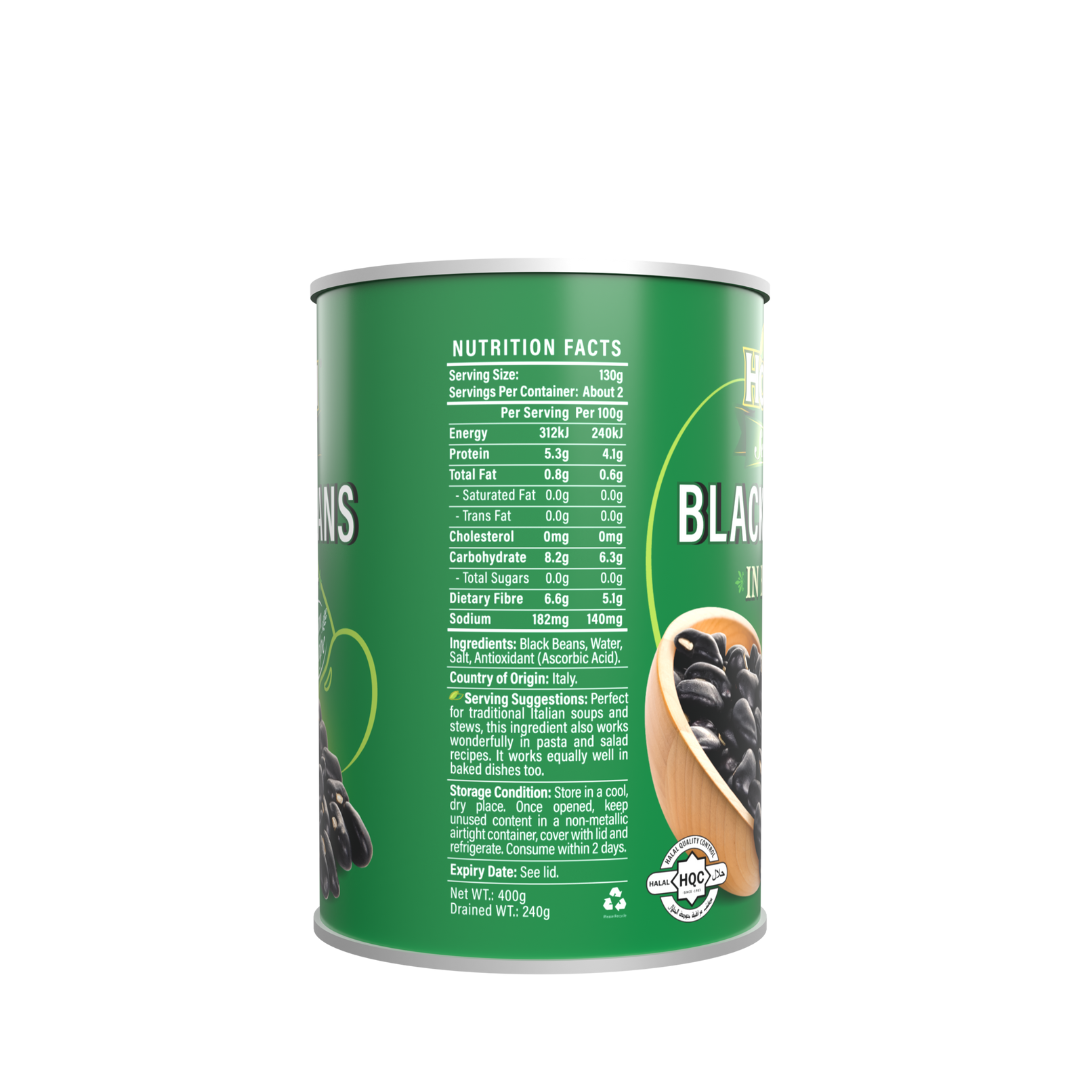 Hosen Select Black Beans in Brine (Italy) 400g