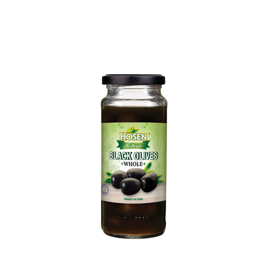 Hosen Select Black Olives Whole 350g