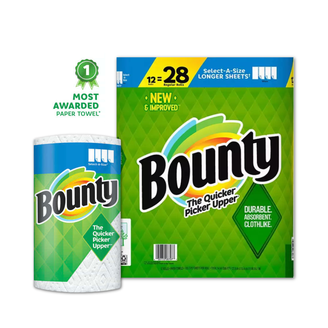Bounty Paper Towels Select-A-Size (27.9cm x 15.4cm)