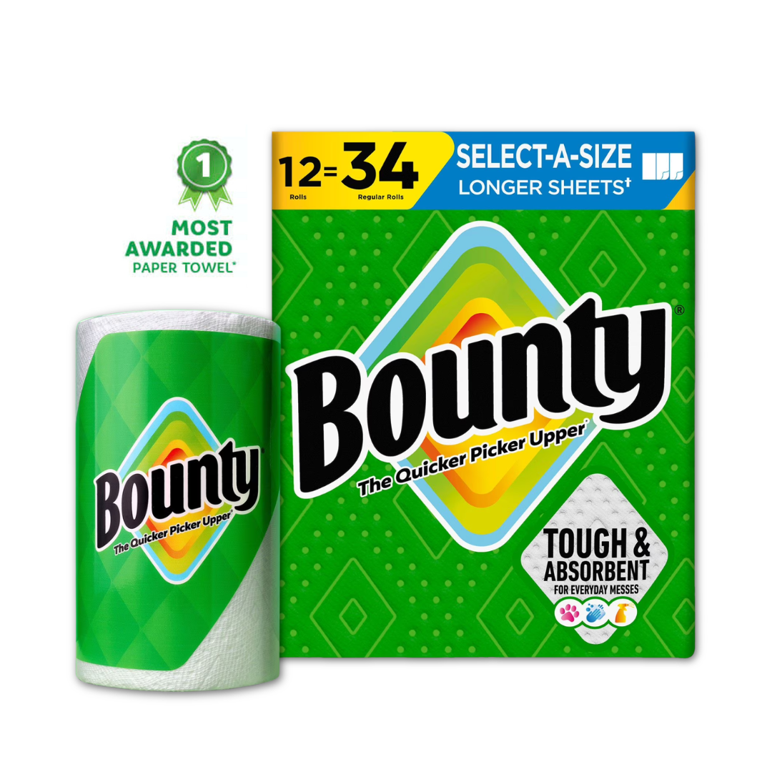 Bounty Paper Towels Select-A-Size (27.9cm x 15.4cm)