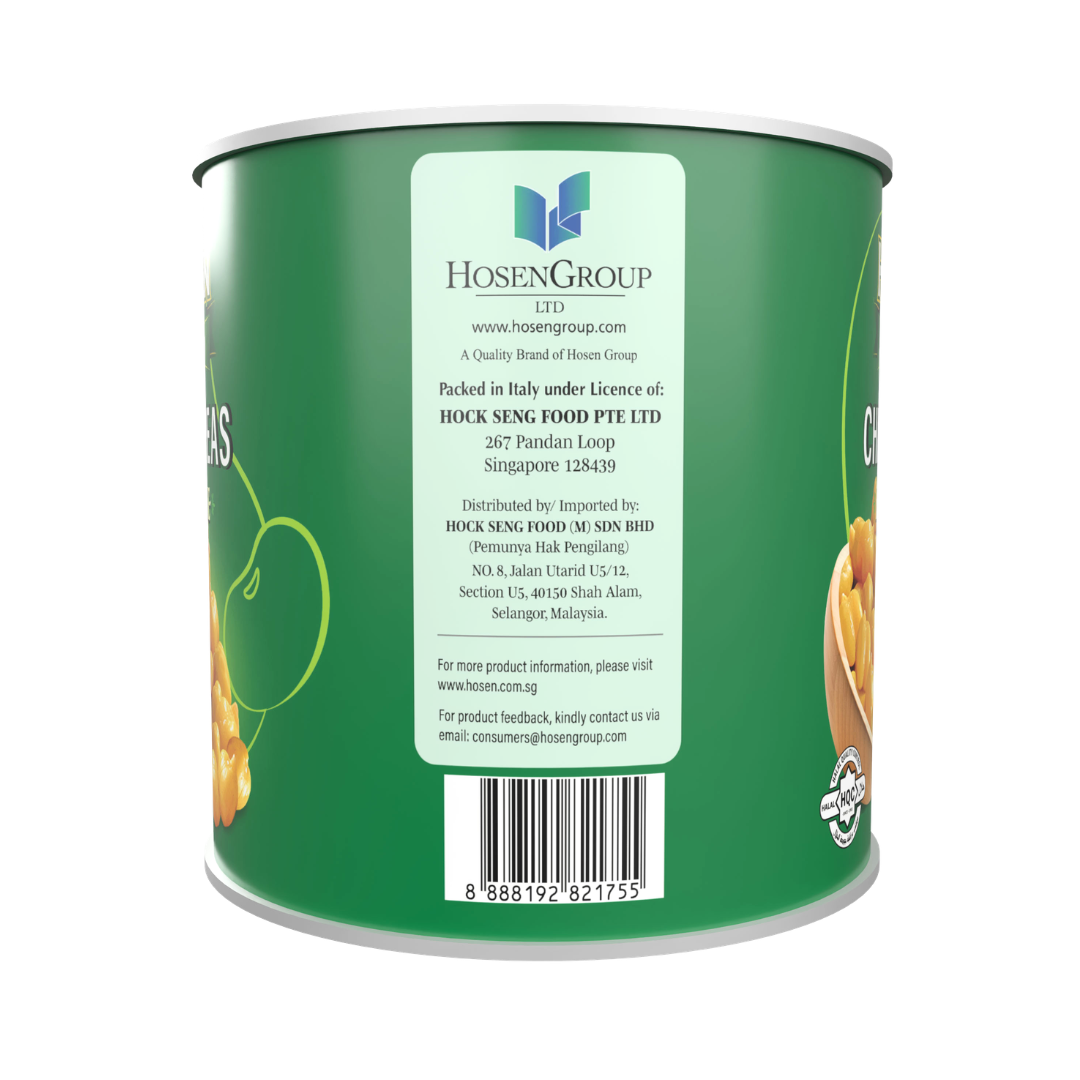 Hosen Select Chick Peas in Brine (Italy) 2.5kg