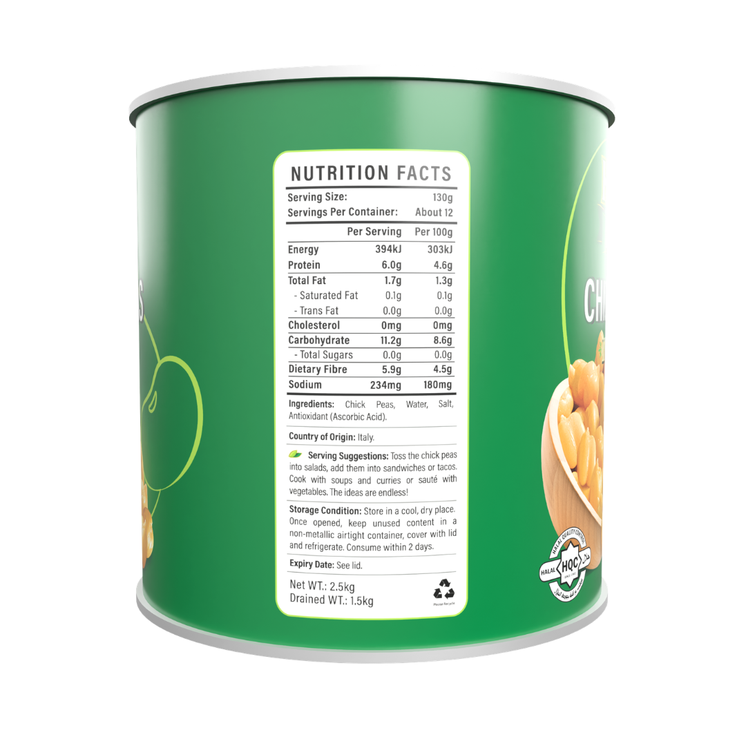 Hosen Select Chick Peas in Brine (Italy) 2.5kg