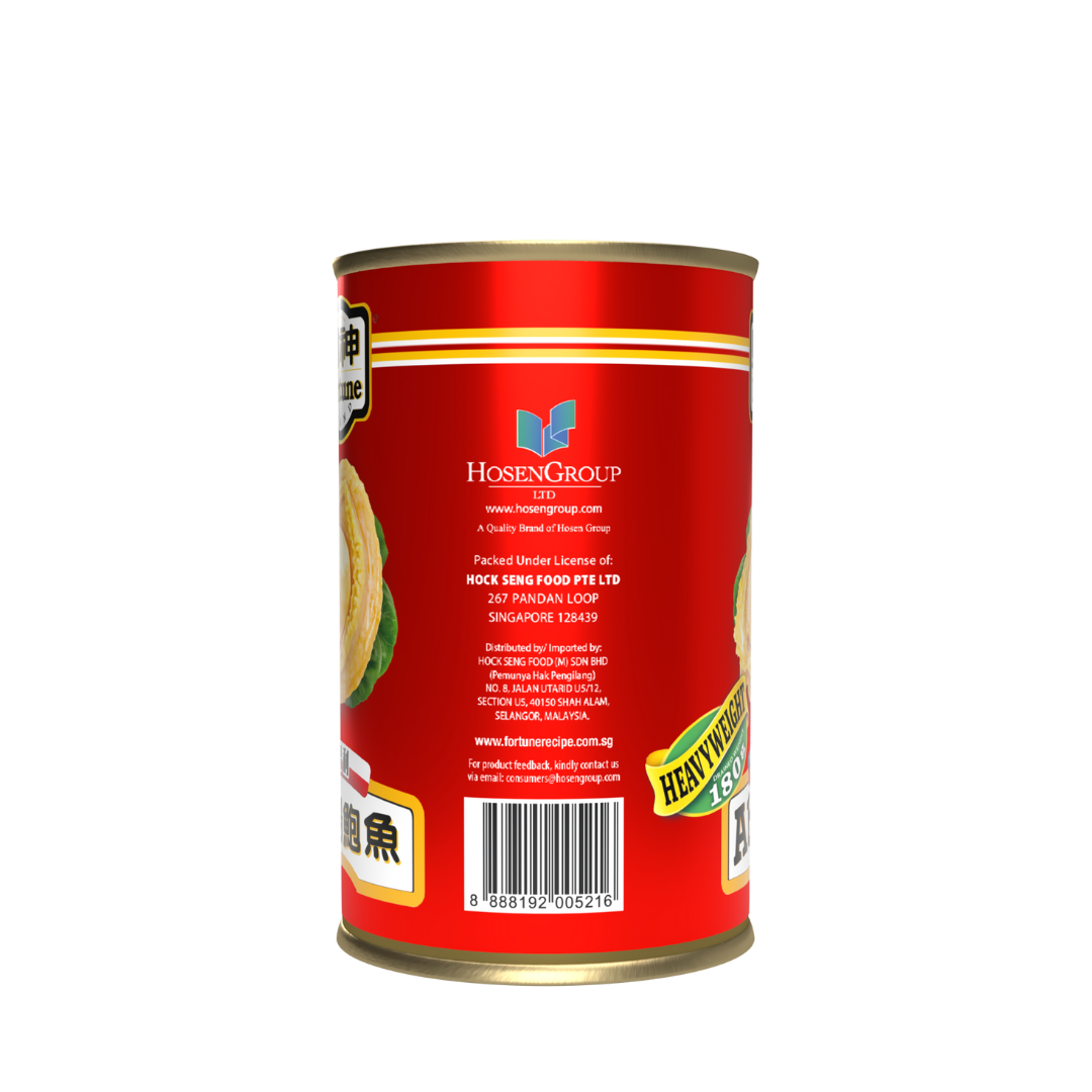 Fortune Chile Abalone 425g (8P - 10P, DW: 180g)