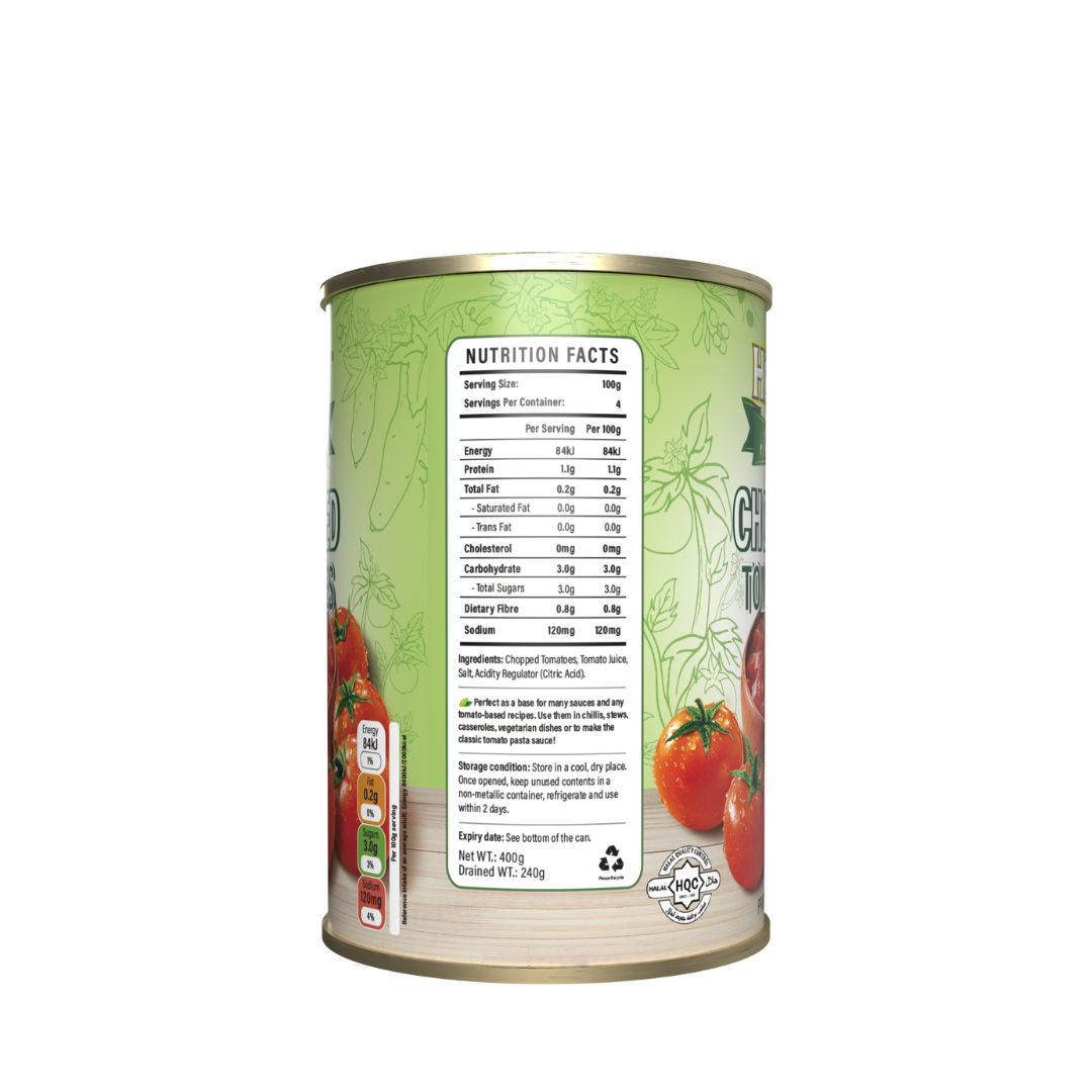 Hosen Select Chopped Tomato 400g